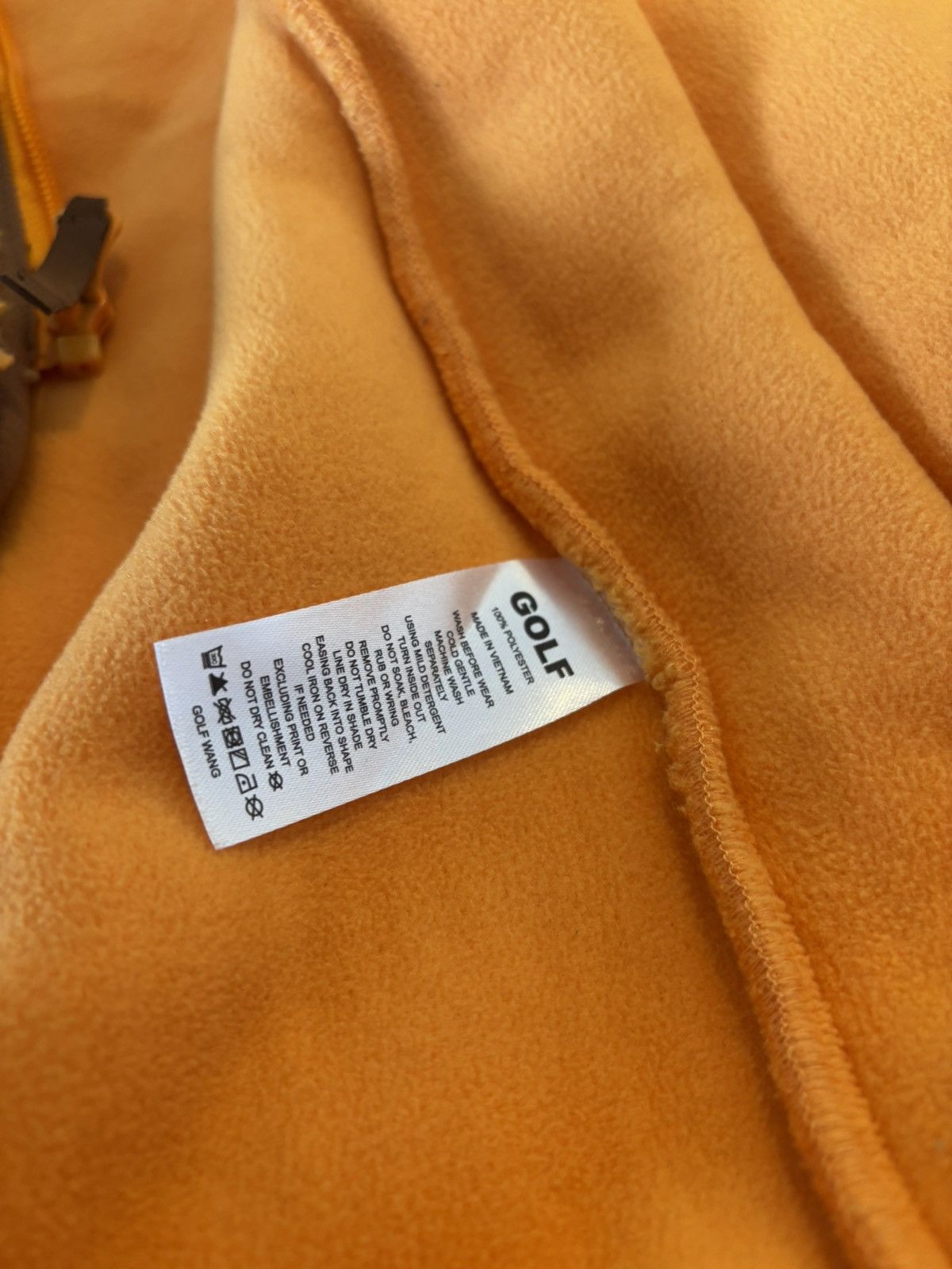 Golf Wang Golf Wang Warm Sherpa Fleece Yellow/Orange Jacket Size US XL / EU 56 / 4 - 6 Thumbnail