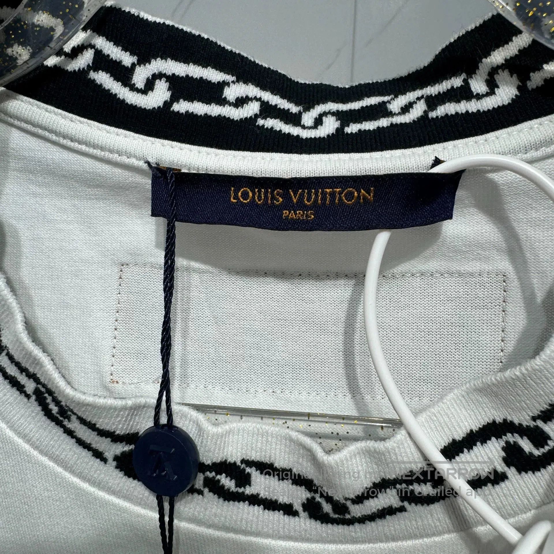 Louis Vuitton Louis Vuitton White Logo Short Sleeve T. Size US S / EU 44-46 / 1 - 6 Thumbnail