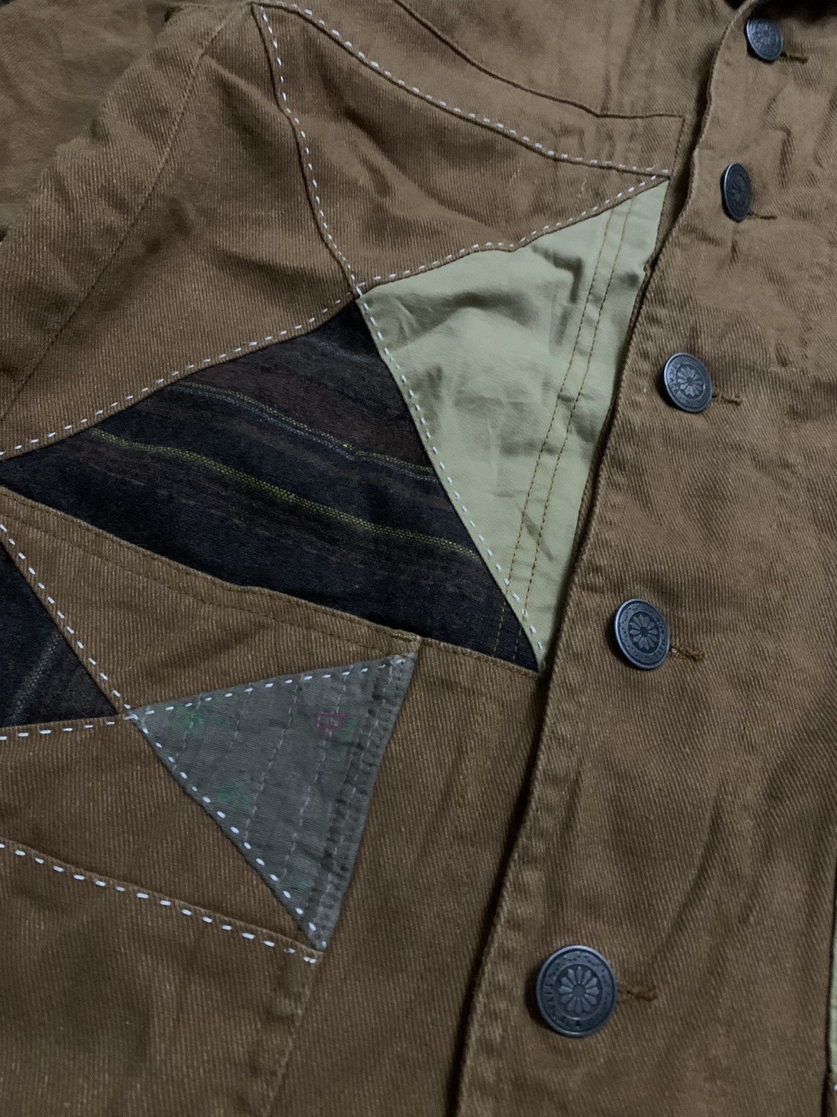 Japanese Brand 💥Japanese Titicaca Patchwork Jacket Size M / US 6-8 / IT 42-44 - 3 Thumbnail