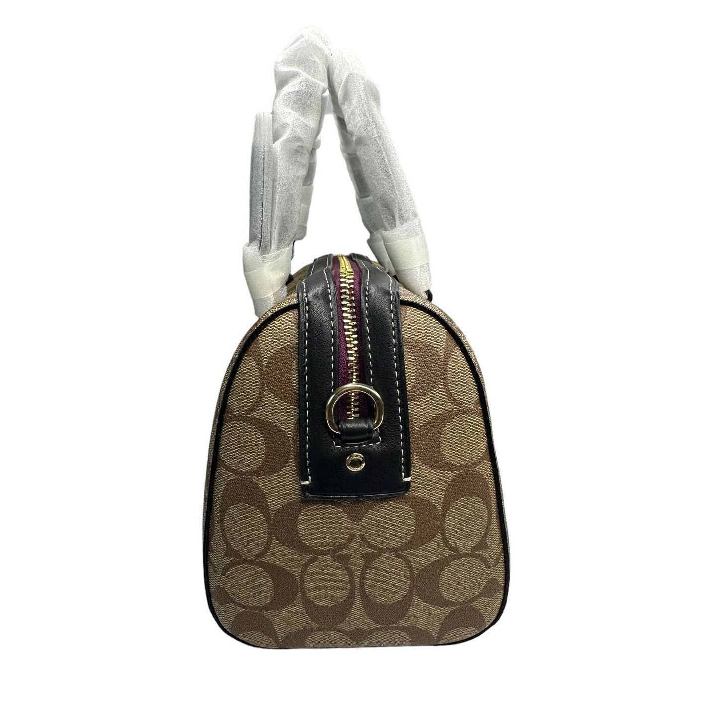 Coach Coach Rowan Satchel In Signature Canvas With Disney Patches Size ONE SIZE - 8 Thumbnail