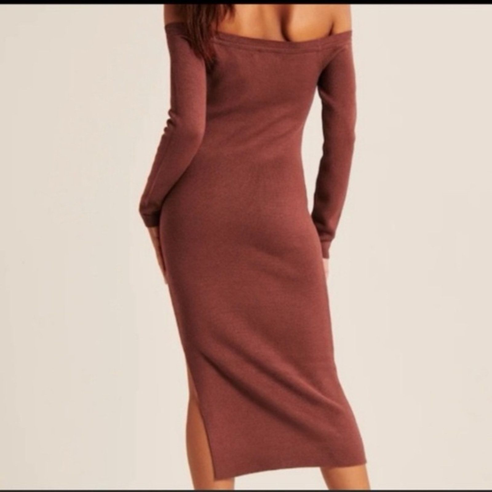 Abercrombie & Fitch Abercrombie & Fitch NWT Off Shoulder Sweater Dress Womens M Size M / US 6-8 / IT 42-44 - 2 Thumbnail