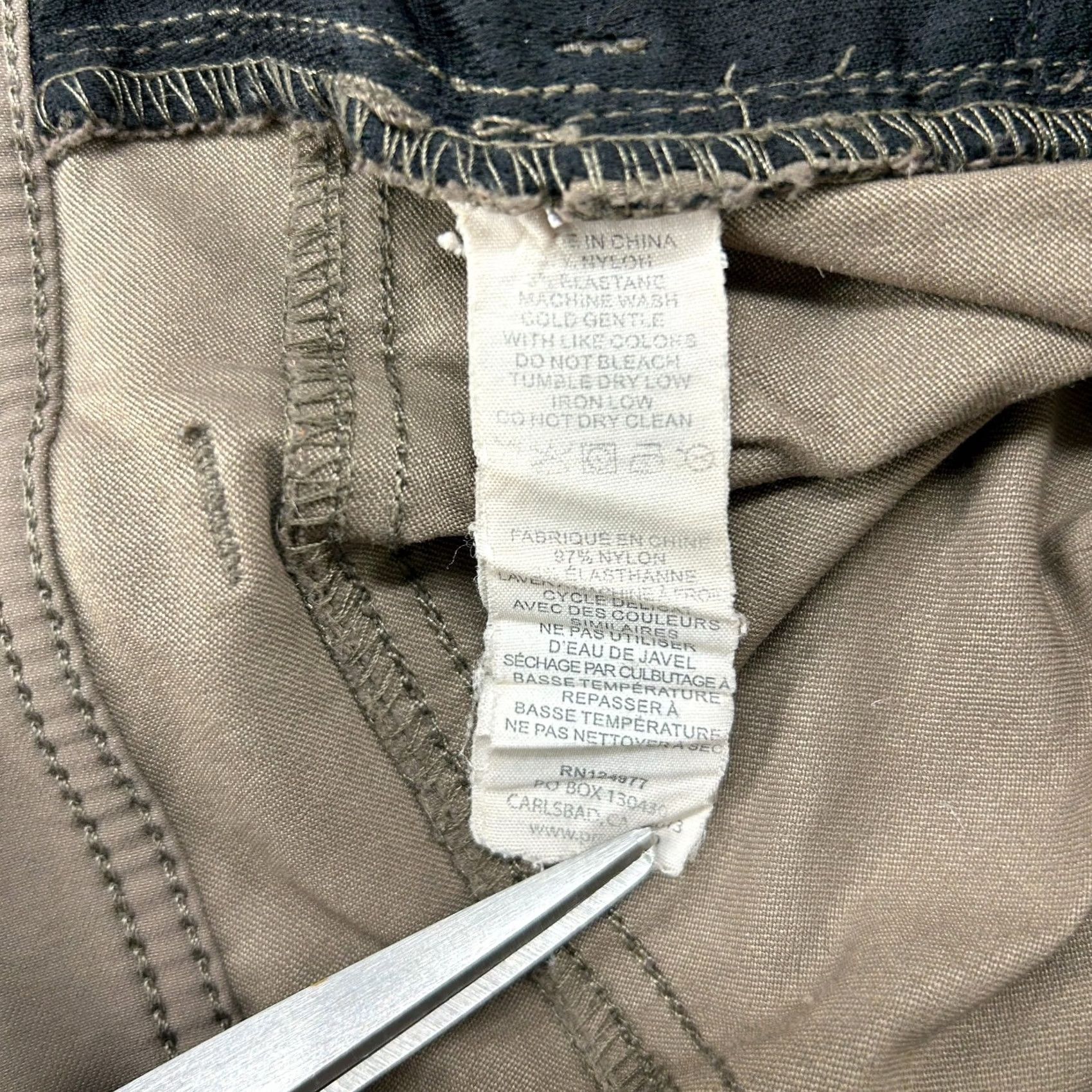 Prana prAna Pants Mens 36x30 Brown Slim Fit Straight Outdoor Hiking Stretch Cotton Denim 5-Pocket Chino Seasonal Men Size US 36 / EU 52 - 7 Thumbnail