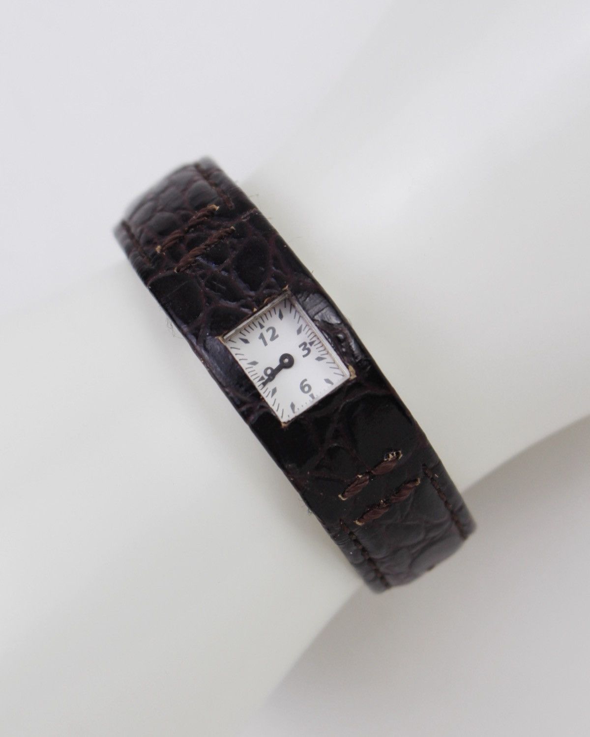 Issey Miyake × Seiko 2000S CABANE DE ZUCCA x SEIKO CROCO LEATHER STRAP WATCH Size ONE SIZE - 2 Thumbnail