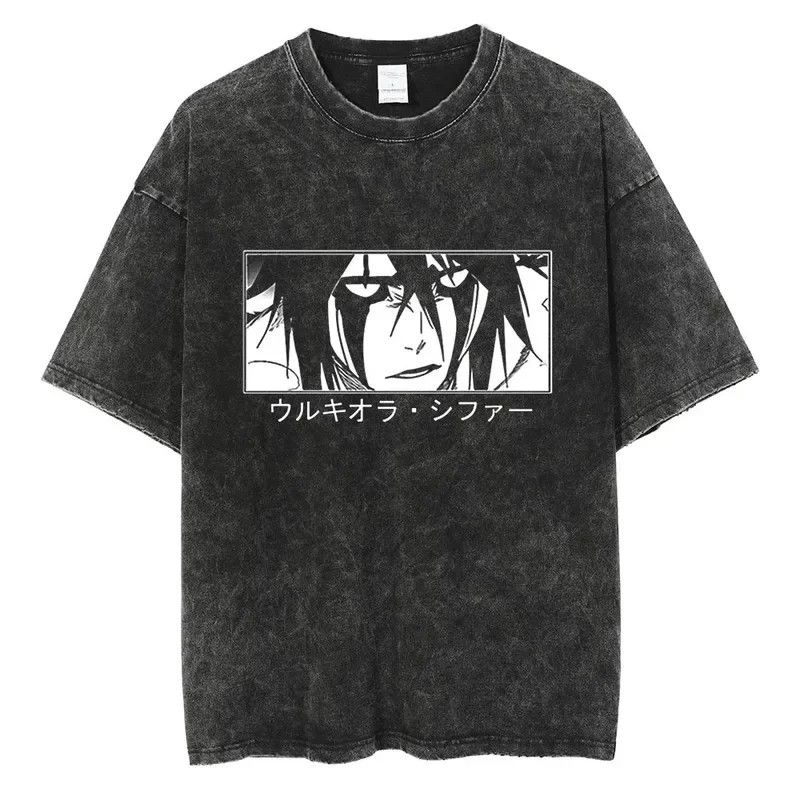 anime vintage wash t-shirts
