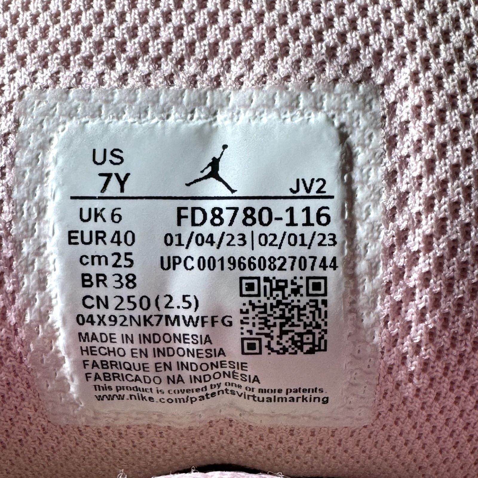 Jordan Brand × Nike Nike Air Jordan 1 Mid GS Fierce Pink Men's Shoes - Size 7 Size US 7 / EU 40 - 7 Thumbnail