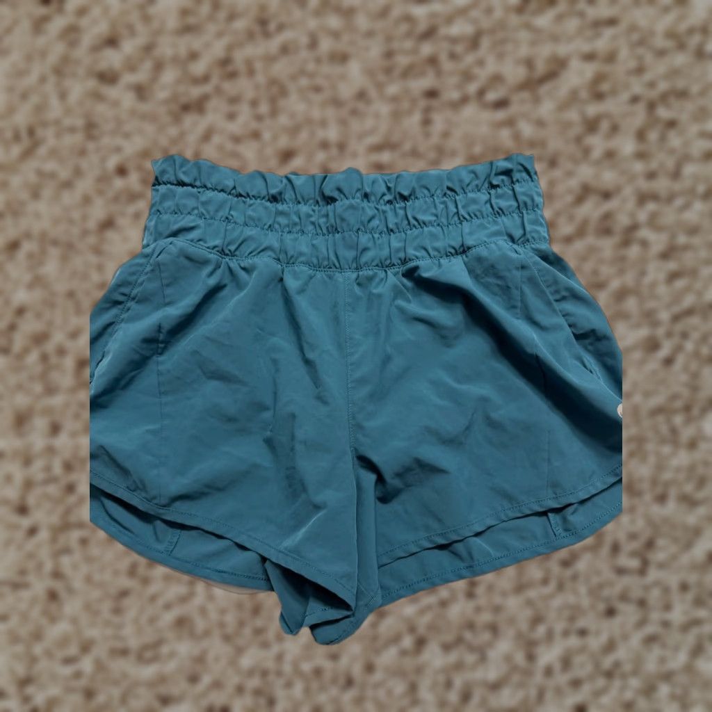 Vintage Apana Women Athletic Shorts M Blue Lined Drawstring Solid 3in Inseam Womens Size 32" / US 10 / IT 46 - 1 Thumbnail