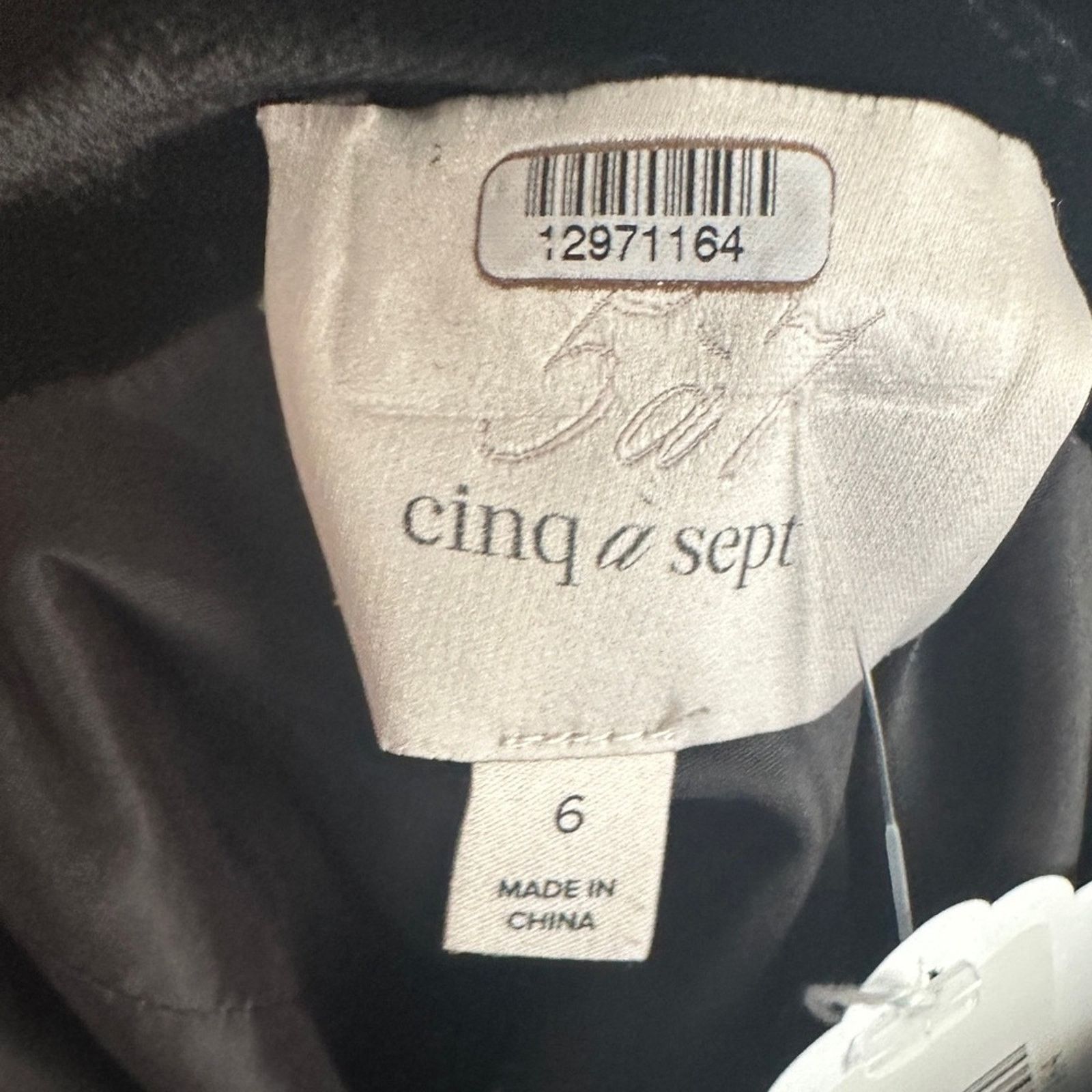 Cinq a Sept Cinq á Sept Kiki Velvet Mini Cocktail Dress Black Size 6 Size M / US 6-8 / IT 42-44 - 8 Thumbnail