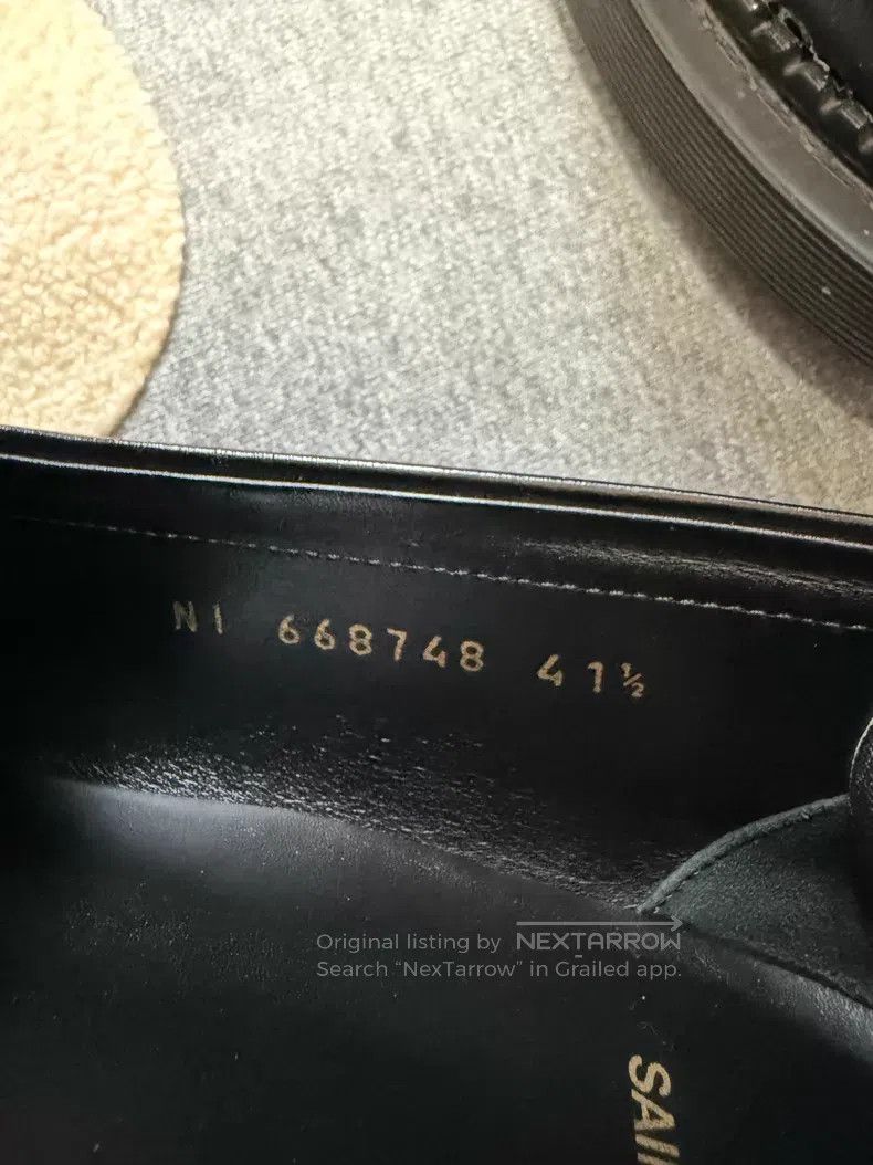 Saint Laurent Paris Saint Laurent Paris Penny Loafers Size US 8 / EU 41 - 4 Thumbnail