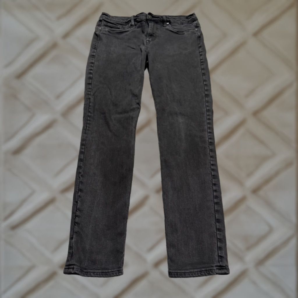 Hudson HUDSON Nico Jeans Womens 29 Dark Gray Washed Mid Rise Skinny Denim Zip Button 5-Pocket Stretch City Streetwear Size 29" - 1 Thumbnail