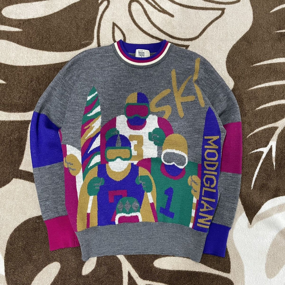 Coogi Vintage Modigliani Sweater Ski Prints Size US M / EU 48-50 / 2 - 1 Thumbnail