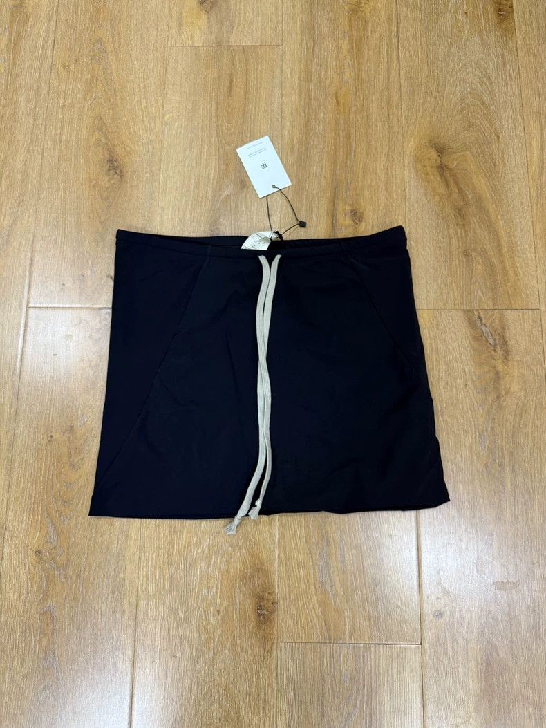 Rick Owens Rick Owens Black Shorts with Drawstring- DMC Size US 31 - 1 Thumbnail