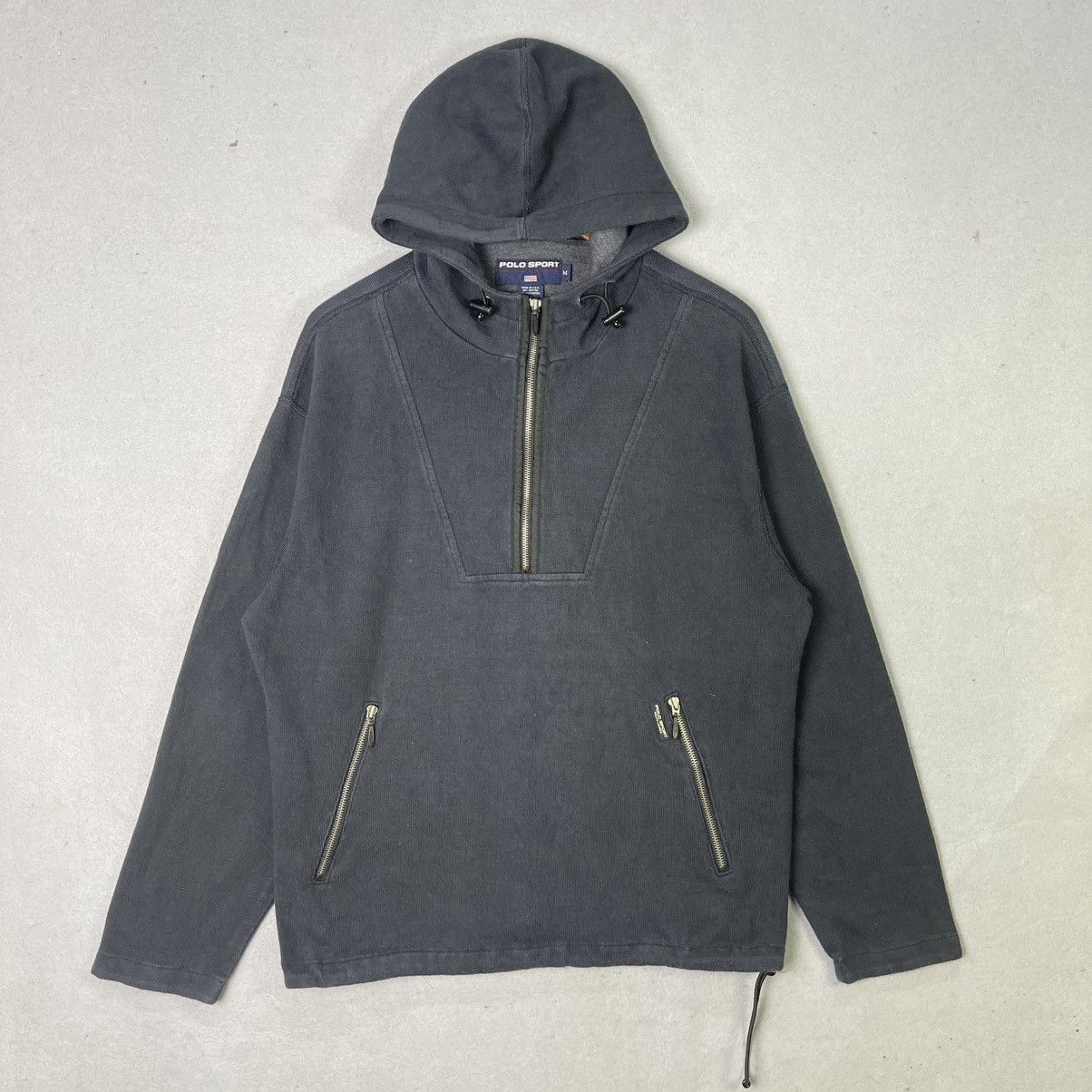 Polo Ralph Lauren Vintage Polo Sport Half Zip Hoodie USA Size US M / EU 48-50 / 2 - 1 Thumbnail