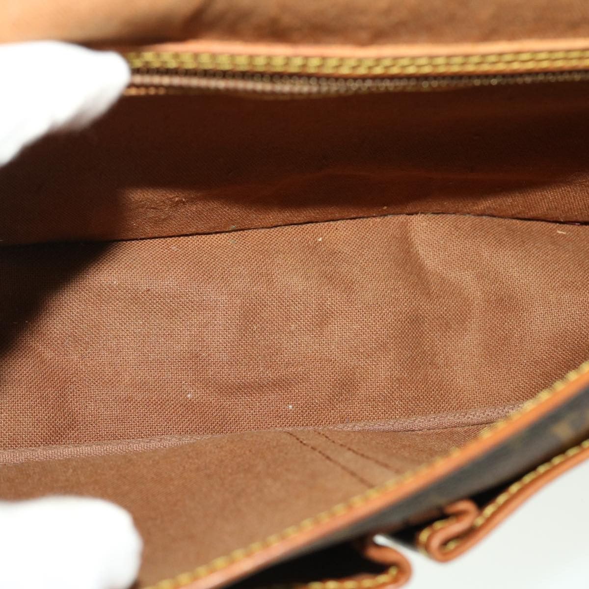 Louis Vuitton LOUIS VUITTON Monogram Gibeciere MM Shoulder Bag M42247 Size ONE SIZE - 11 Thumbnail