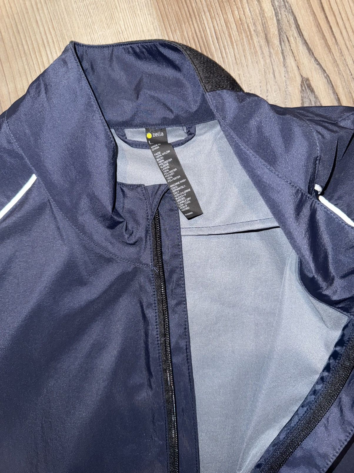 Other Navy Blue Windbreaker Size US L / EU 52-54 / 3 - 3 Thumbnail