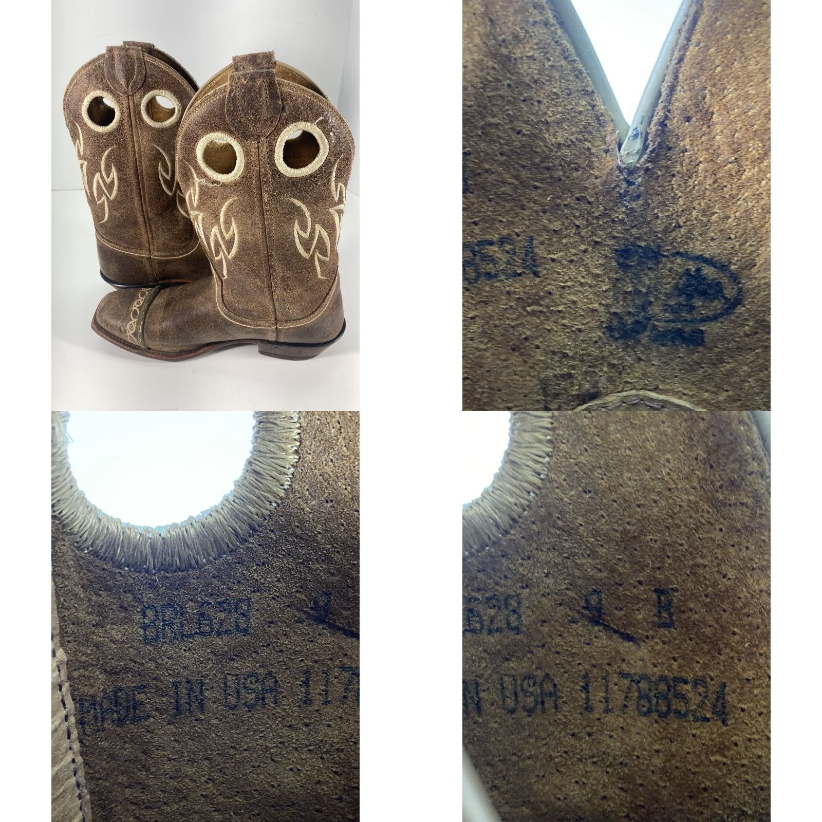 Justin Boots Justin Bent Rail Boots Women Size Brown Suede Leather Square Toe BRL628 Western Size US 9 / IT 39 - 8 Thumbnail