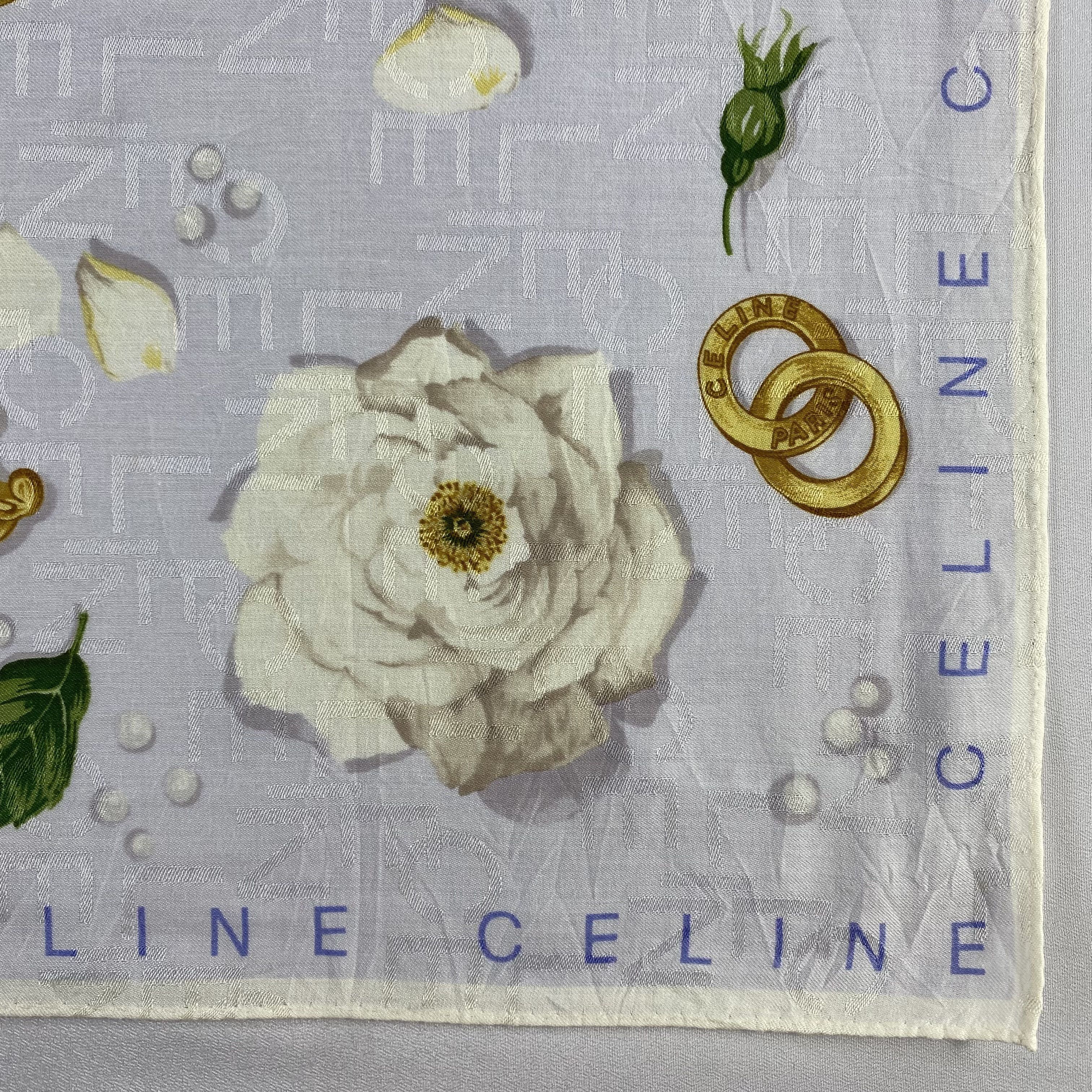 Celine × Vintage Celine Handkerchief / Neckerchief / Bandana-P1541 Size ONE SIZE - 2 Thumbnail