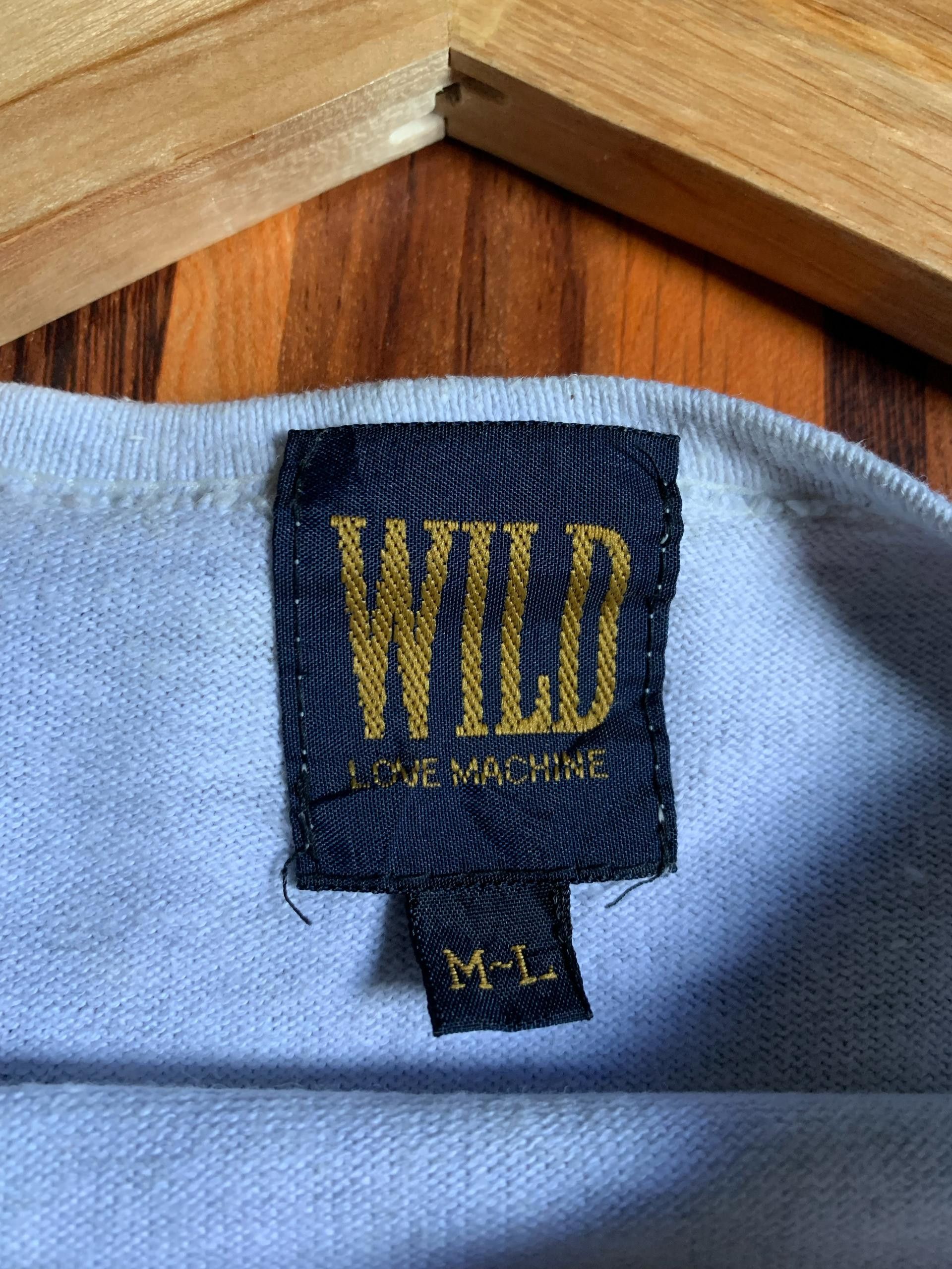 Vintage Vintage Wild Love Machine Cropped Sweat Jacket Size US L / EU 52-54 / 3 - 4 Thumbnail
