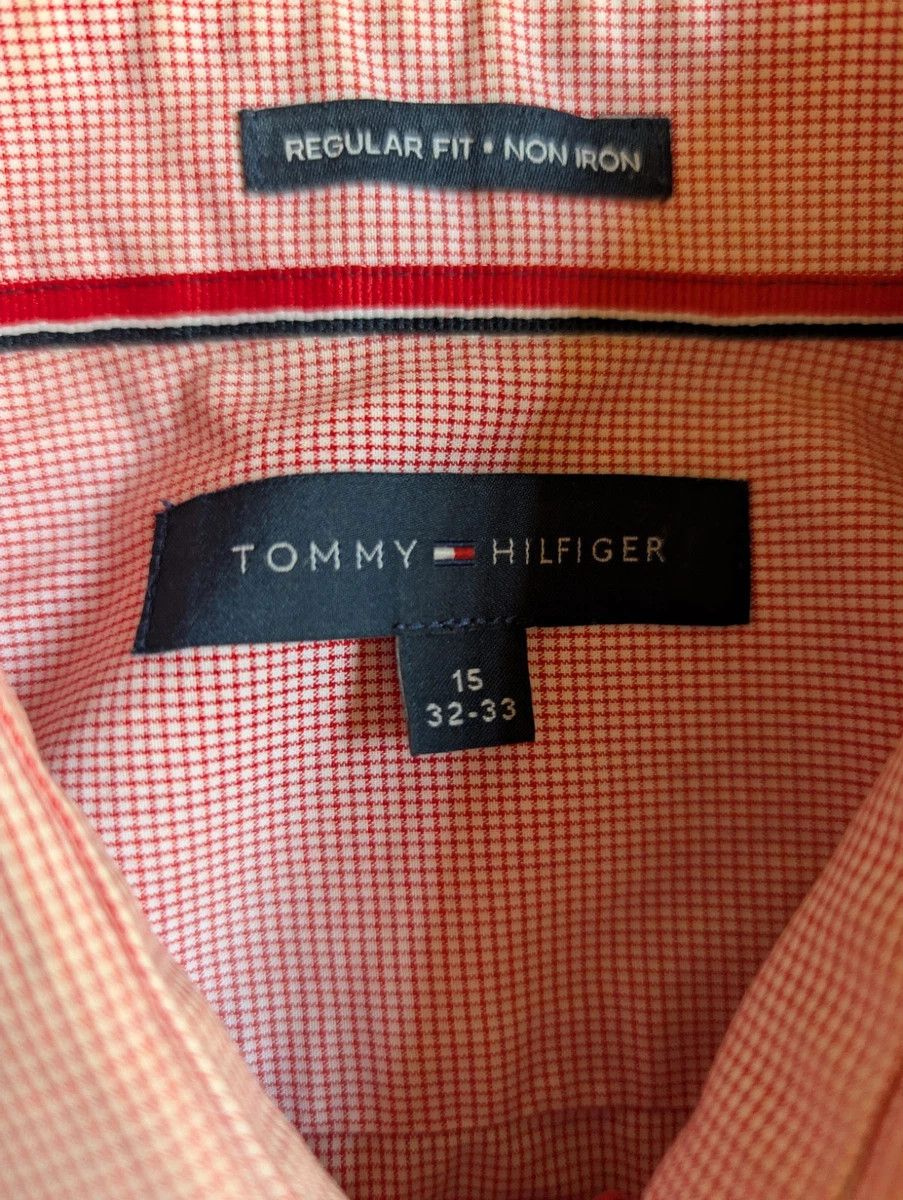 Tommy Hilfiger Tommy Hilfiger micro check shirt size 15 (32-33) Size US L / EU 52-54 / 3 - 13 Thumbnail