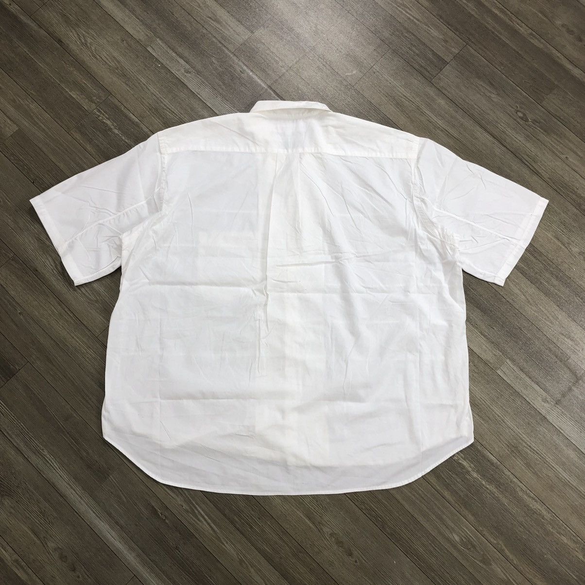 Comme des Garcons Homme 🇫🇷Vintage Comme des Garcons Shirt White Buntton Up Shirt Size US M / EU 48-50 / 2 - 10 Thumbnail