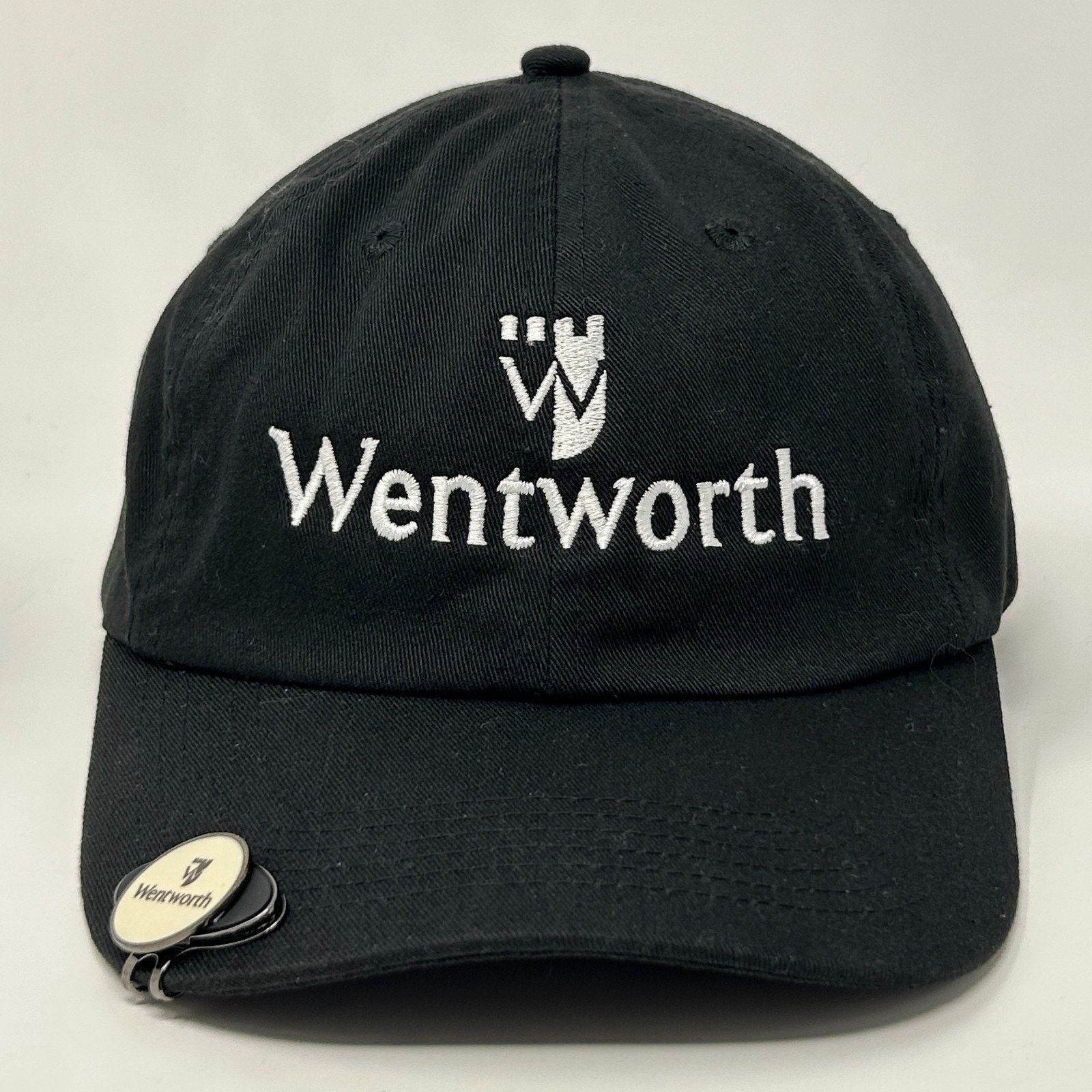 Imperial Wentworth Club Dad Hat Baseball Cap Golf Ball Marker Black Size ONE SIZE - 1 Thumbnail