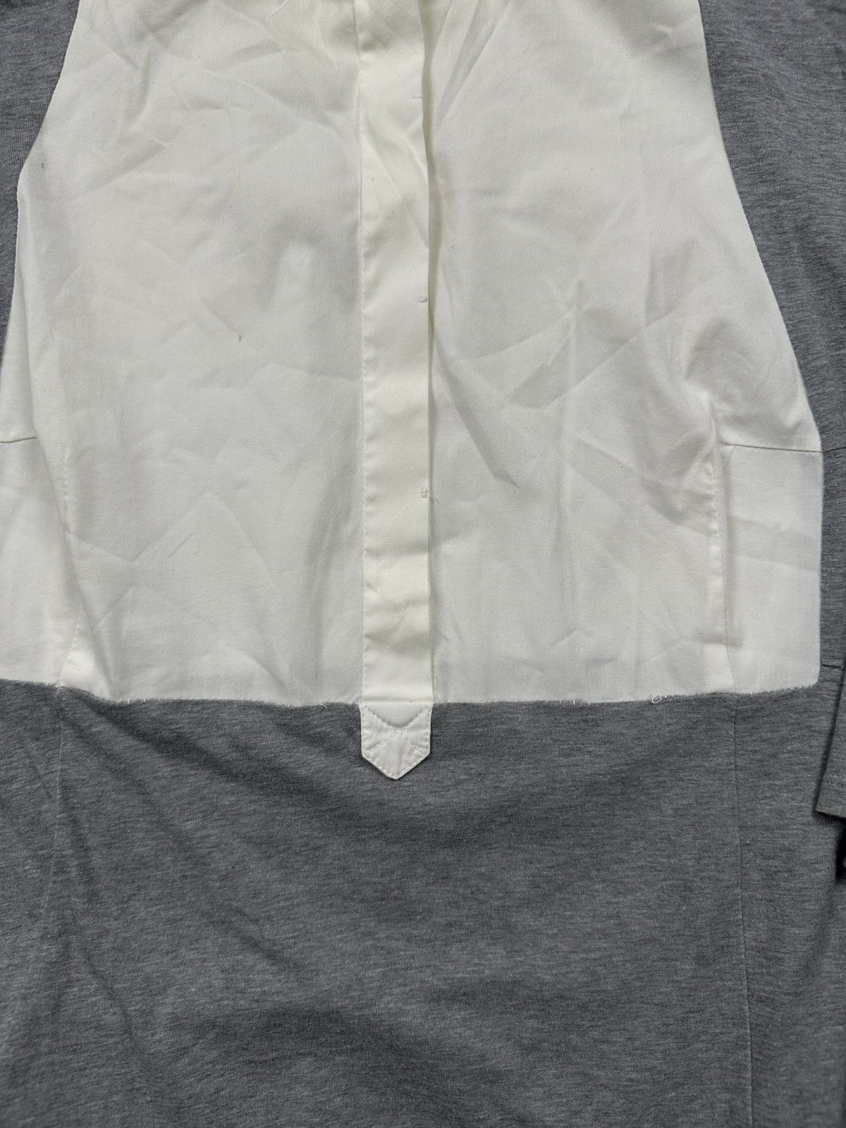 Brunello Cucinelli Brunello Cucinelli Grey Layered Polo Long Sleeve Shirt Italy Size L / US 10 / IT 46 - 10 Thumbnail
