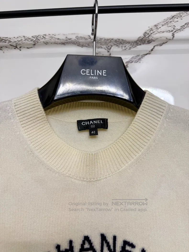 Chanel Chanel Cruise logo knitted short sleeve Size US XXS / EU 40 - 2 Thumbnail