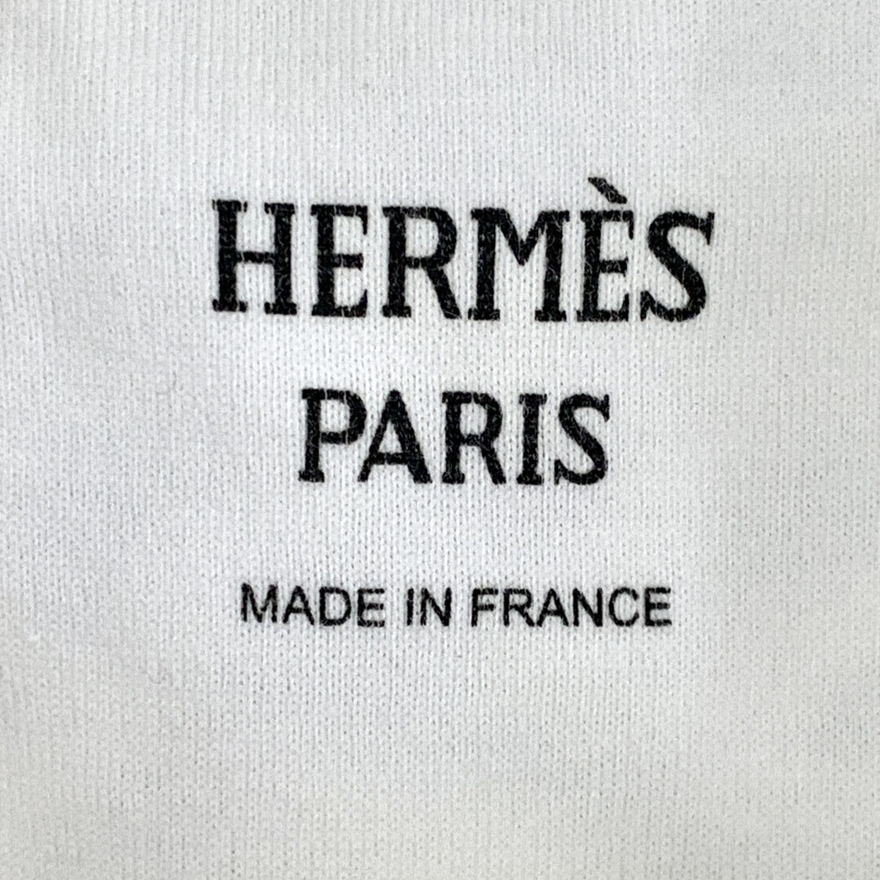 Hermes Hermes Lock Print T-Shirt White (40) Size US XXS / EU 40 - 6 Thumbnail