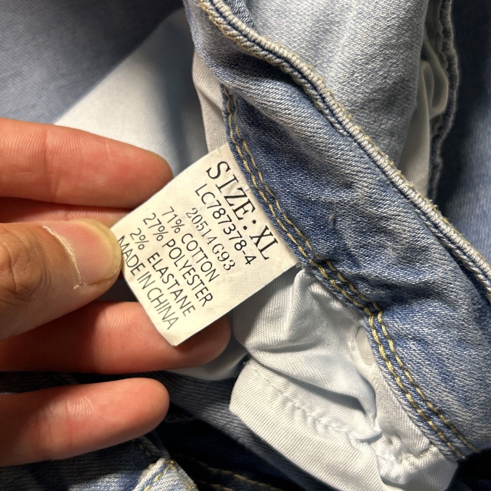 Levi's Y2K Beyond Baggy Jeans Womens XL 34x31 Hamilton Wide Baggie Size 34" / US 12 / IT 48 - 2 Thumbnail