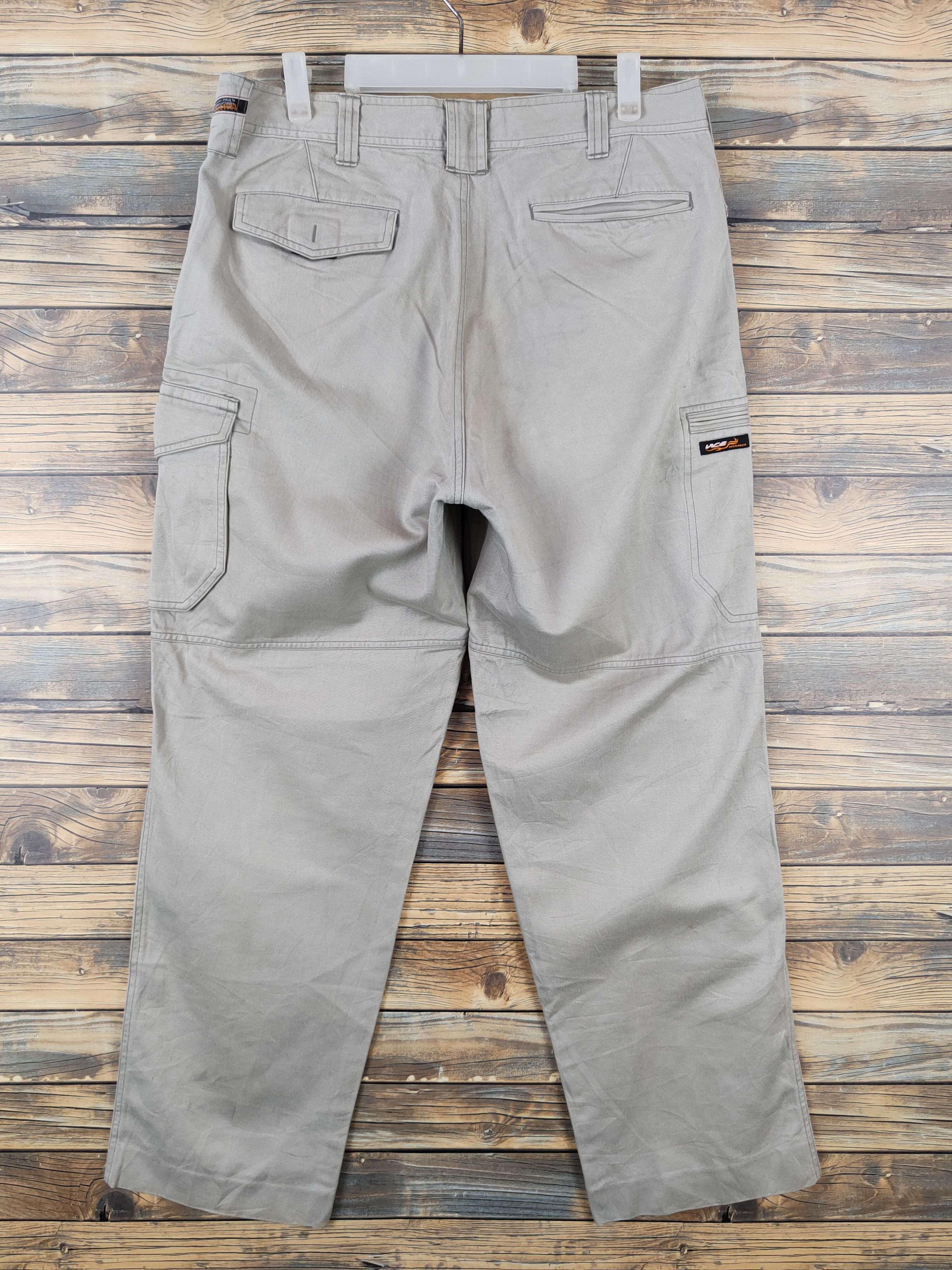 Japanese Brand Burtle Gray Multipocket Tactical Cargo Pants #W1022 Size US 34 / EU 50 - 7 Thumbnail