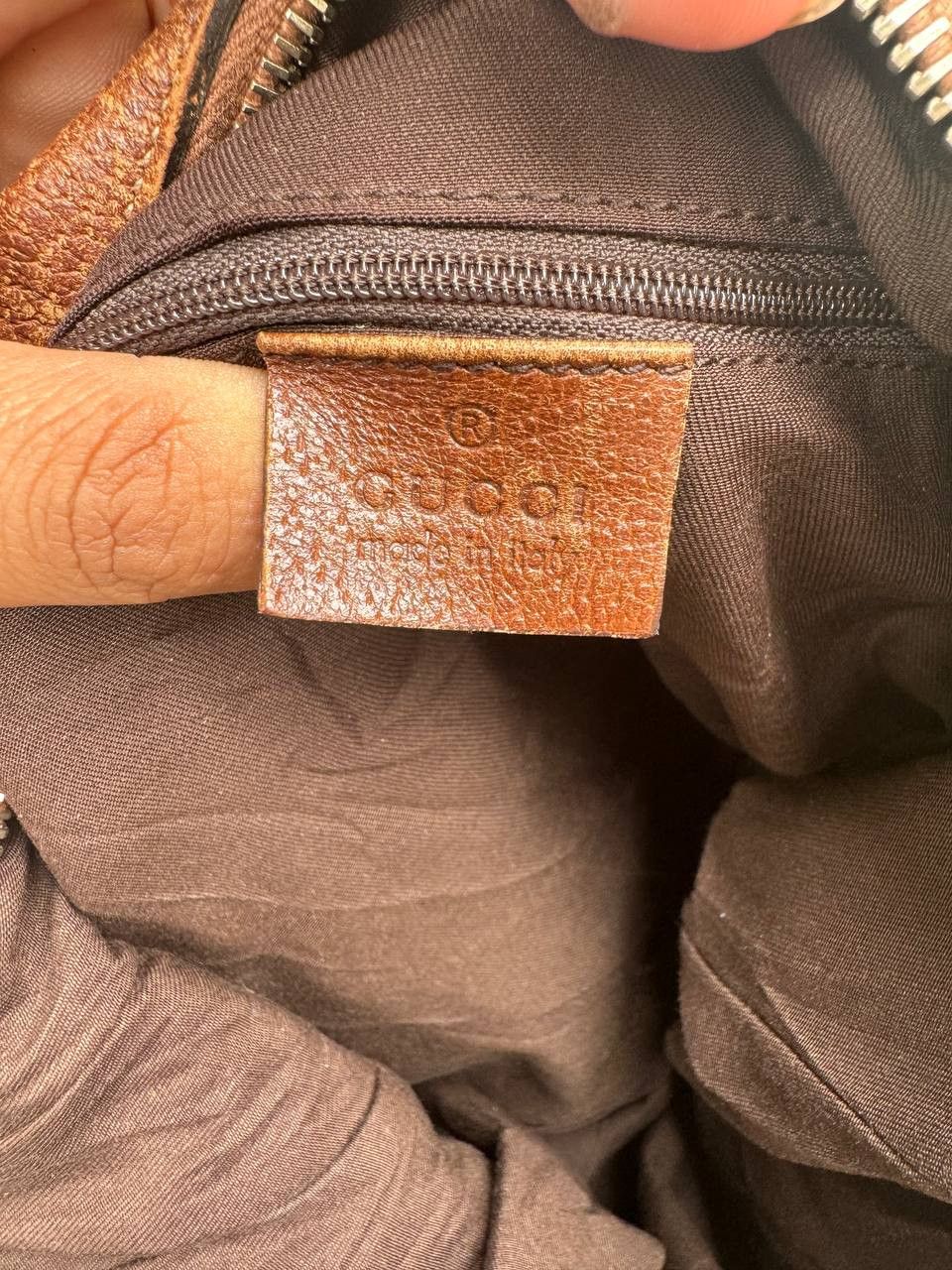 Gucci × Vintage Authentic Gucci Gg Denim blue Size ONE SIZE - 5 Thumbnail