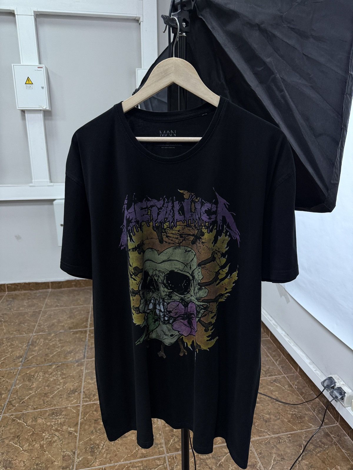 Metallica 💀🇺🇸 Vintage Metallica Pushead Skull Rock Band Retro T-Shirt Size US XL / EU 56 / 4 - 1 Thumbnail