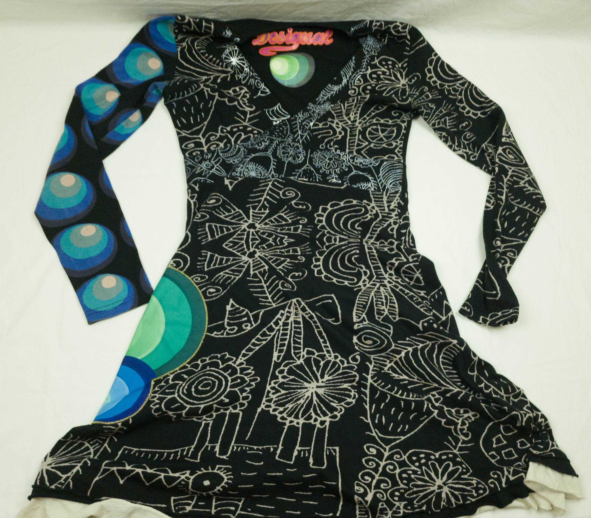 Desigual Desigual womens dress cotton size S Size S / US 4 / IT 40 - 3 Thumbnail
