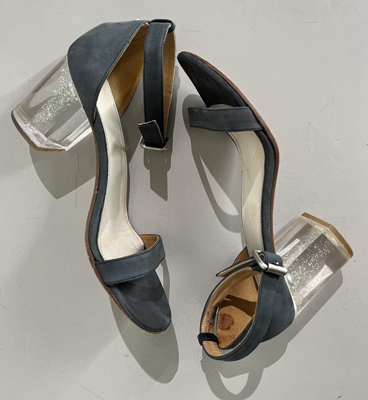 Maison Margiela Martin Era Tromp L’oeil Clear Heel Sandals Size US 6 / IT 36 - 5 Thumbnail