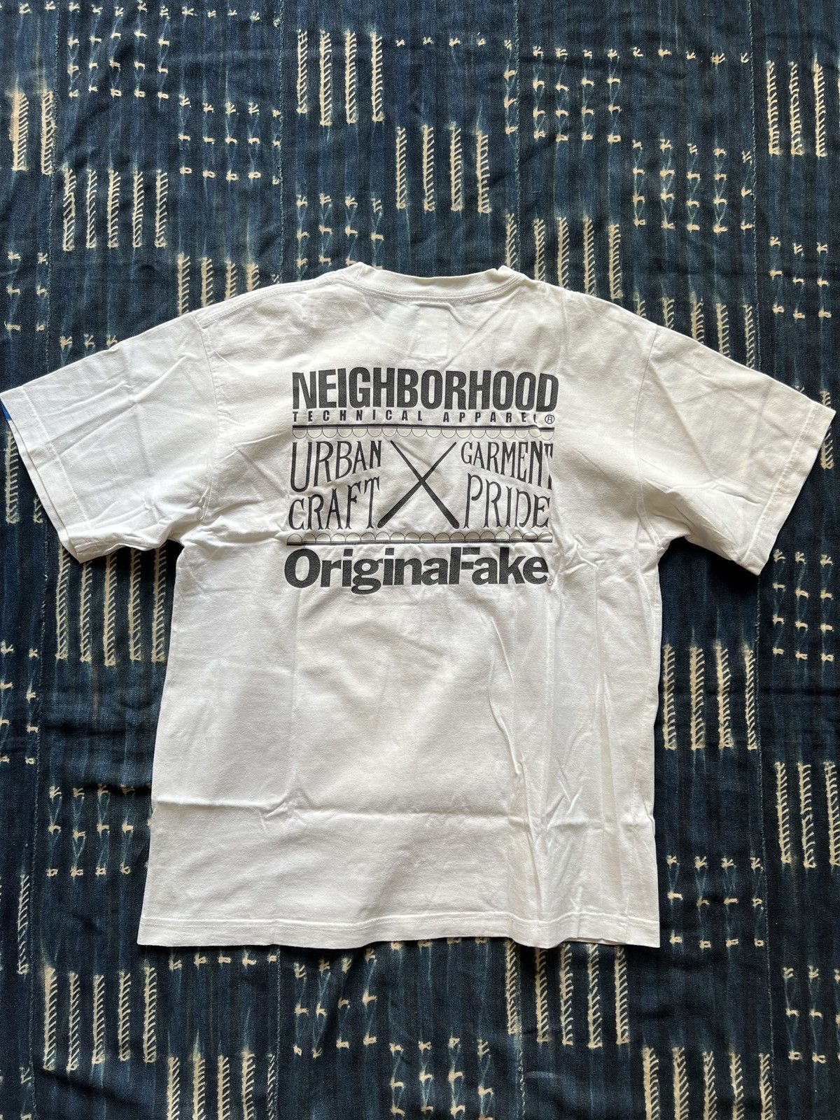 Original Fake Neighborhood X Kaws Original Fake Cross Logo T-shirt 2010ss Size US M / EU 48-50 / 2 - 1 Thumbnail