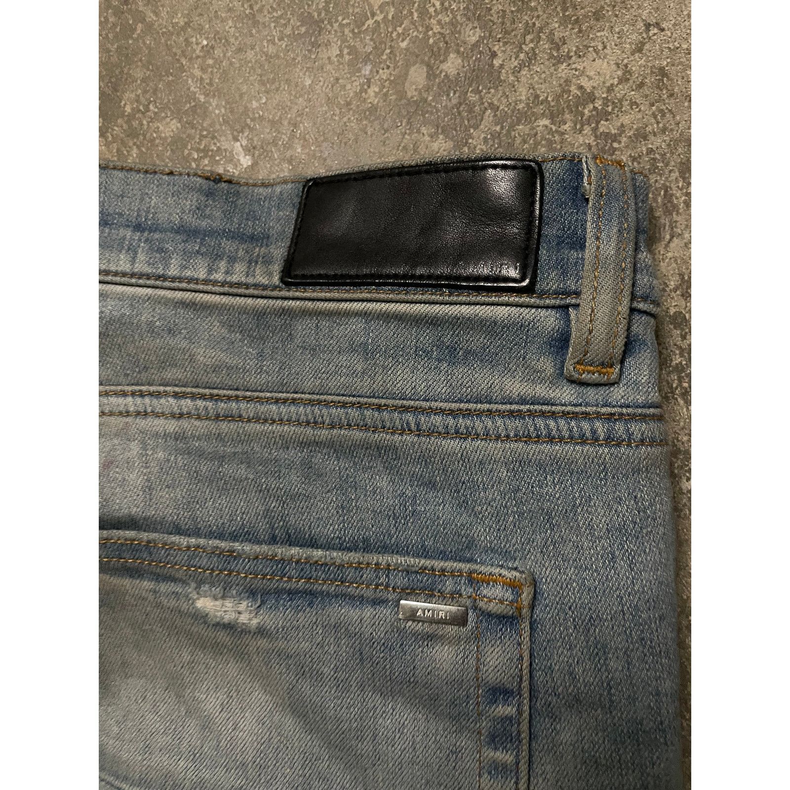 Amiri Amiri Jeans Light Wash Lumber Patchwork Used 38 Size US 38 / EU 54 - 4 Thumbnail