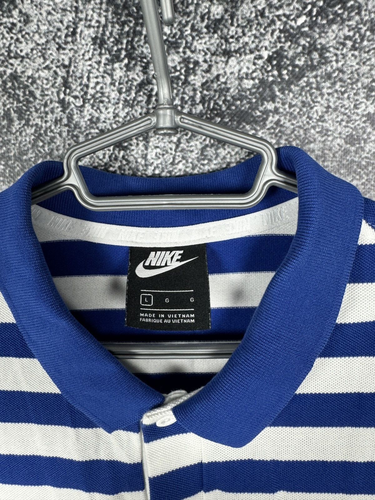Nike Men’s Nike Sportswear Striped Short Sleeve Polo Shirt Size L Size US L / EU 52-54 / 3 - 5 Thumbnail