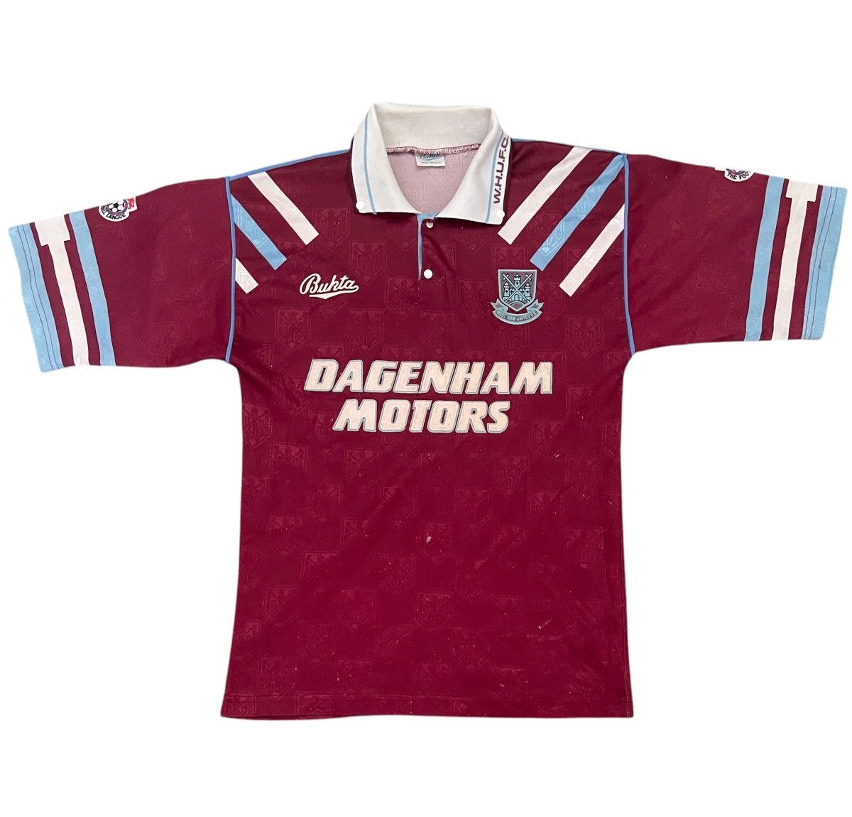 Vintage 🔥RARE 1992-1993 Vintage West Ham United Home Soccer Jersey Size US S / EU 44-46 / 1 - 1 Thumbnail