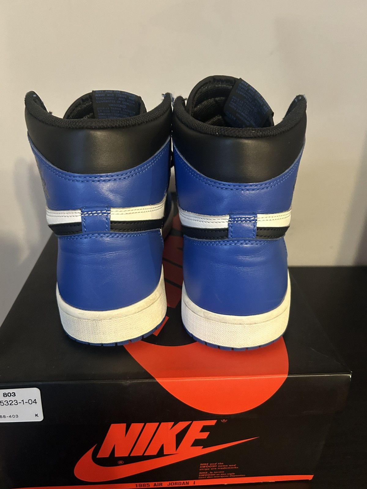 Jordan Brand Jordan 1 High Og Game Royal Sz 10 Size US 10 / EU 43 - 6 Thumbnail