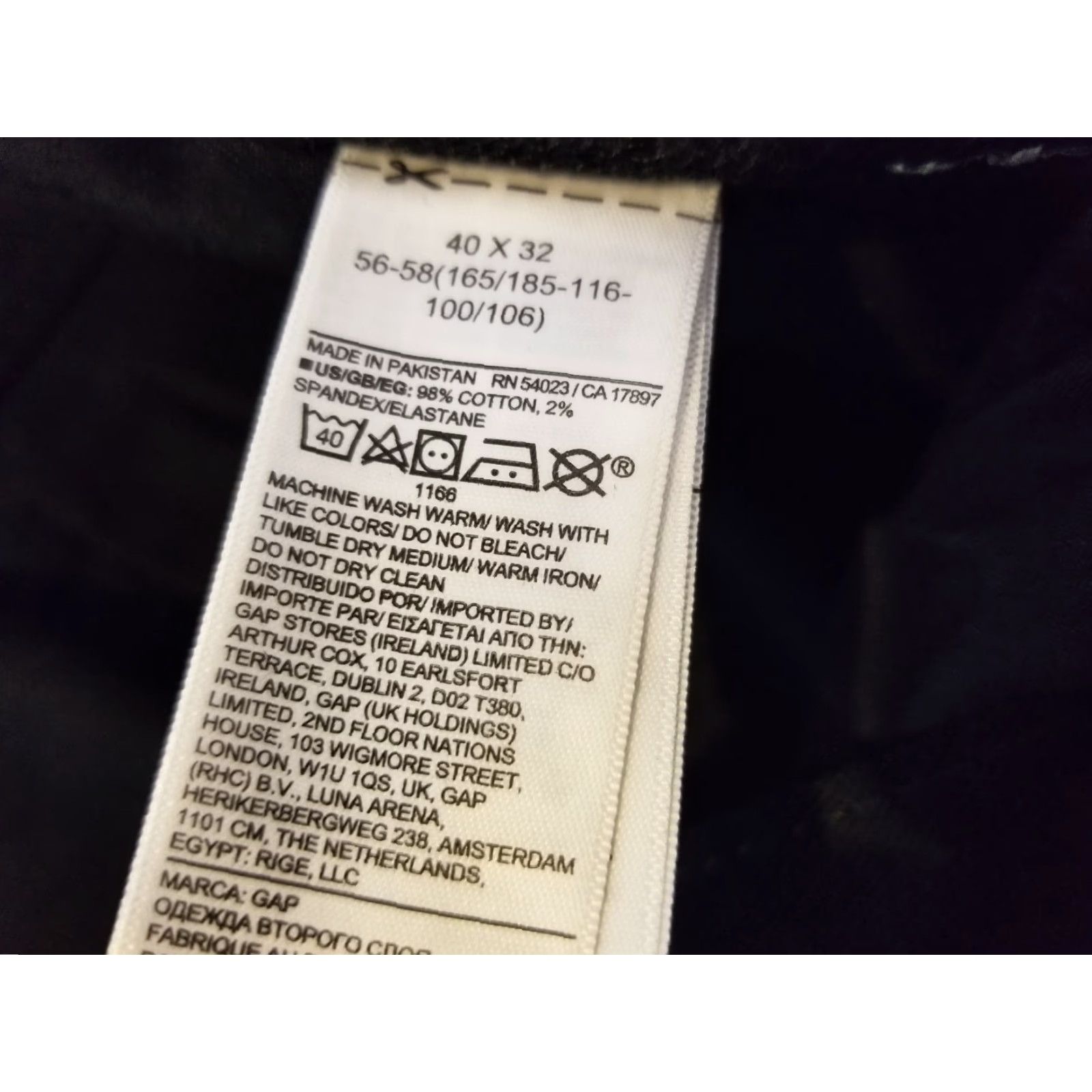 Gap Gap Jeans 40x32 Slim Black Denim Pants Mens Straight 5-Pocket Rise Mid Denim 1969 Brand Gap 40x32 Slim Black Denim Pants Size US 40 / EU 56 - 4 Thumbnail