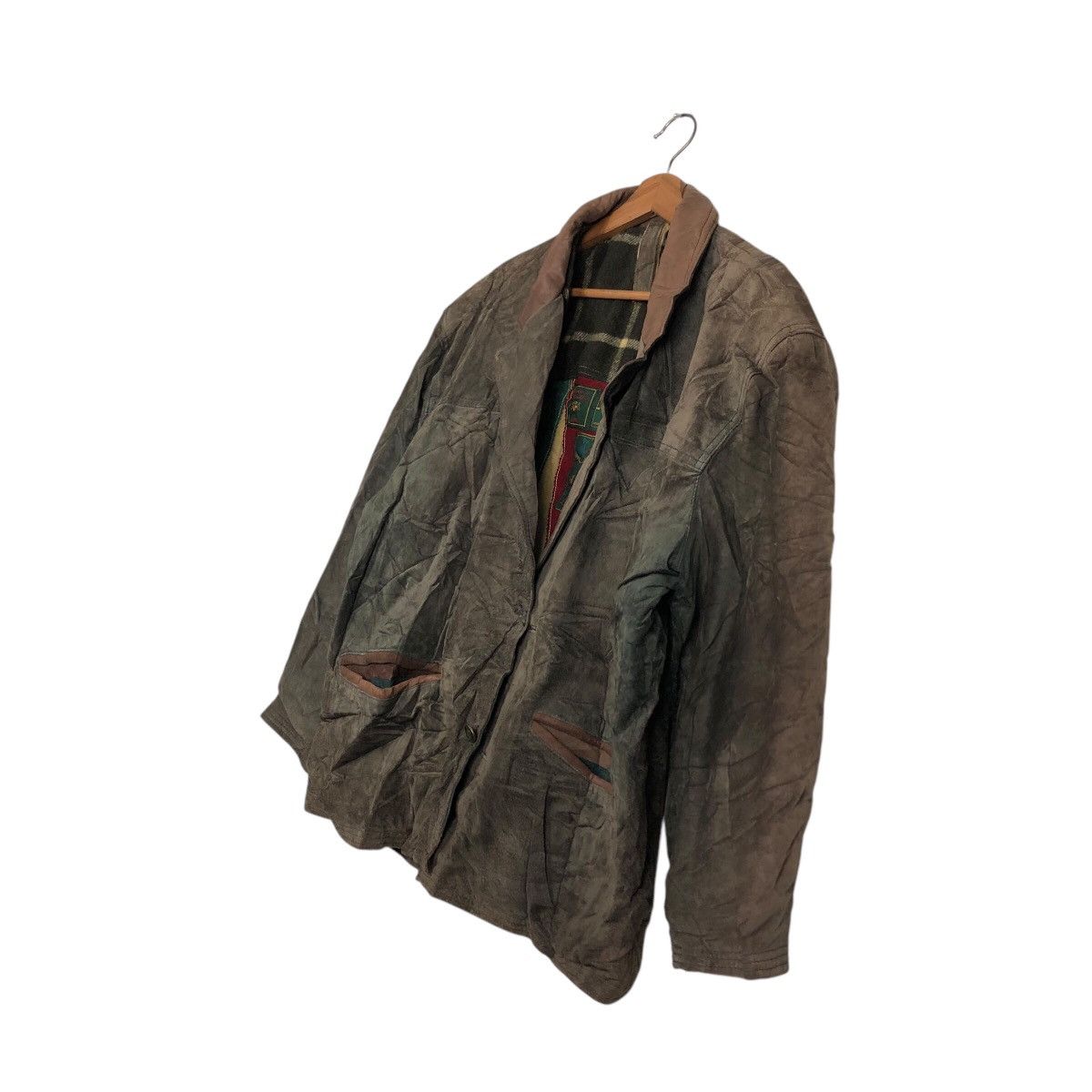 Japanese Brand × Vintage 📌Vintage Genuine Leather Bomber Jacket Allix Issey Miyake Size US M / EU 48-50 / 2 - 3 Thumbnail