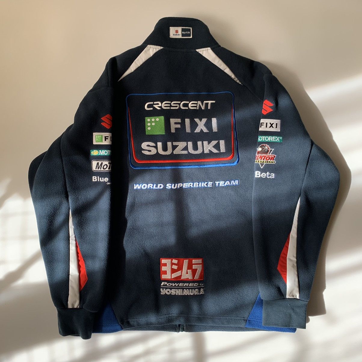 Vintage Vintage Racing Fleeced Jacket Suzuki Size US M / EU 48-50 / 2 - 8 Thumbnail