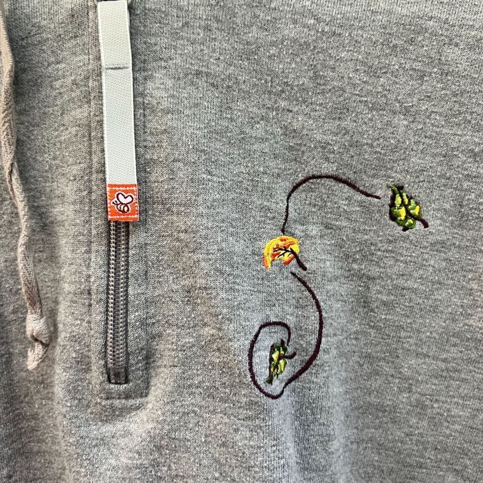 Disney Vintage Y2K Tigger 1/4 Zip Lightweight Grey Sweatshirt Size M / US 6-8 / IT 42-44 - 2 Thumbnail