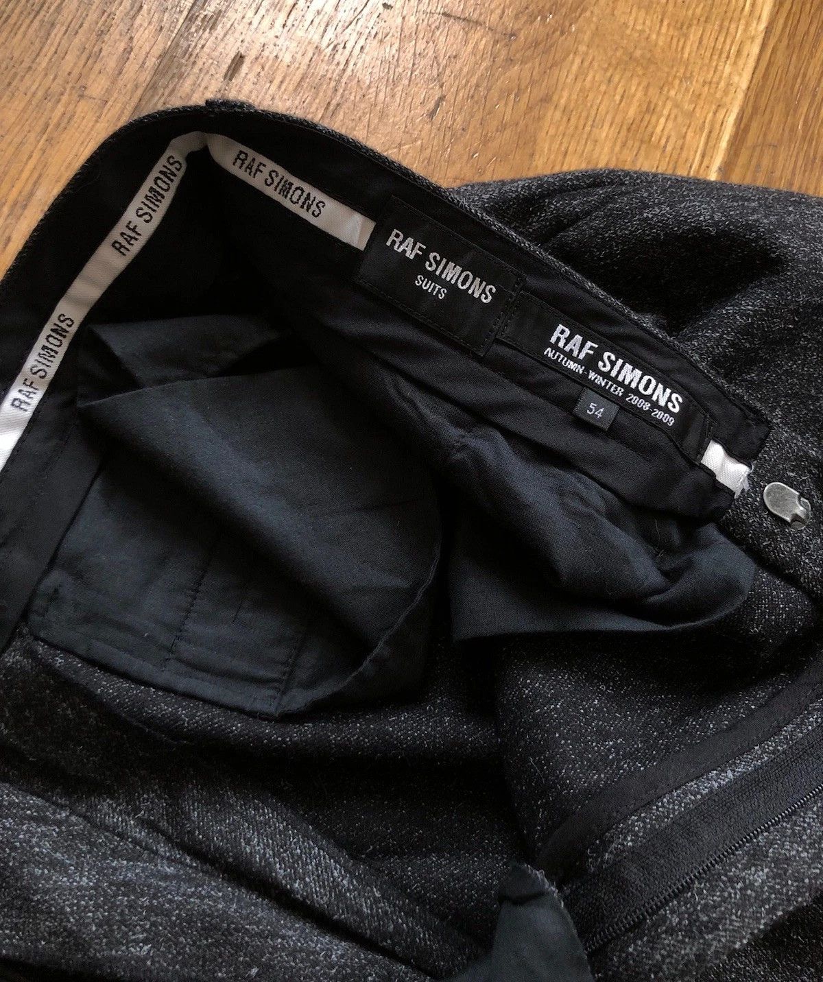 Raf Simons Raf Simons AW 2008 Metallic Tweed Suit 40 Runway Archive Size 40R - 19 Thumbnail