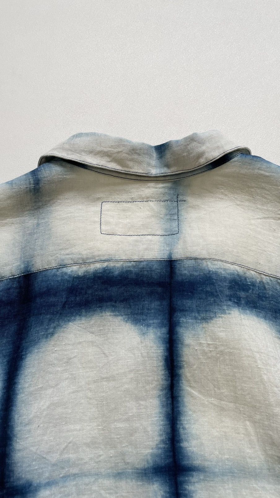Story Mfg. Blue/White ‘Peace Tie Dye’ Print Shirt Size US M / EU 48-50 / 2 - 16 Thumbnail