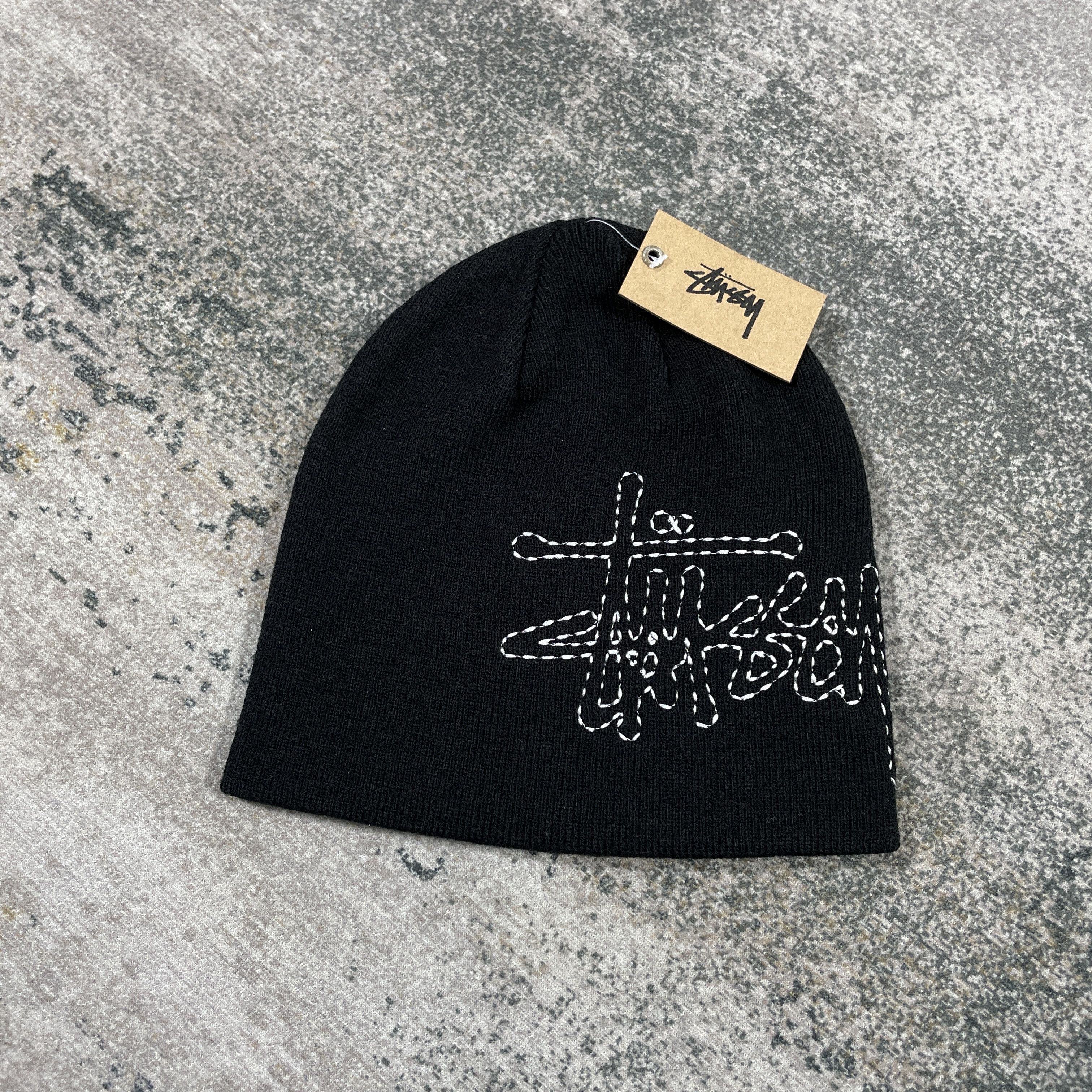 帽子 Stussy Brushed Out Stock Skullcap BLACK Skullcap Brushed Out Stock – Black | Headwear | Stüssy