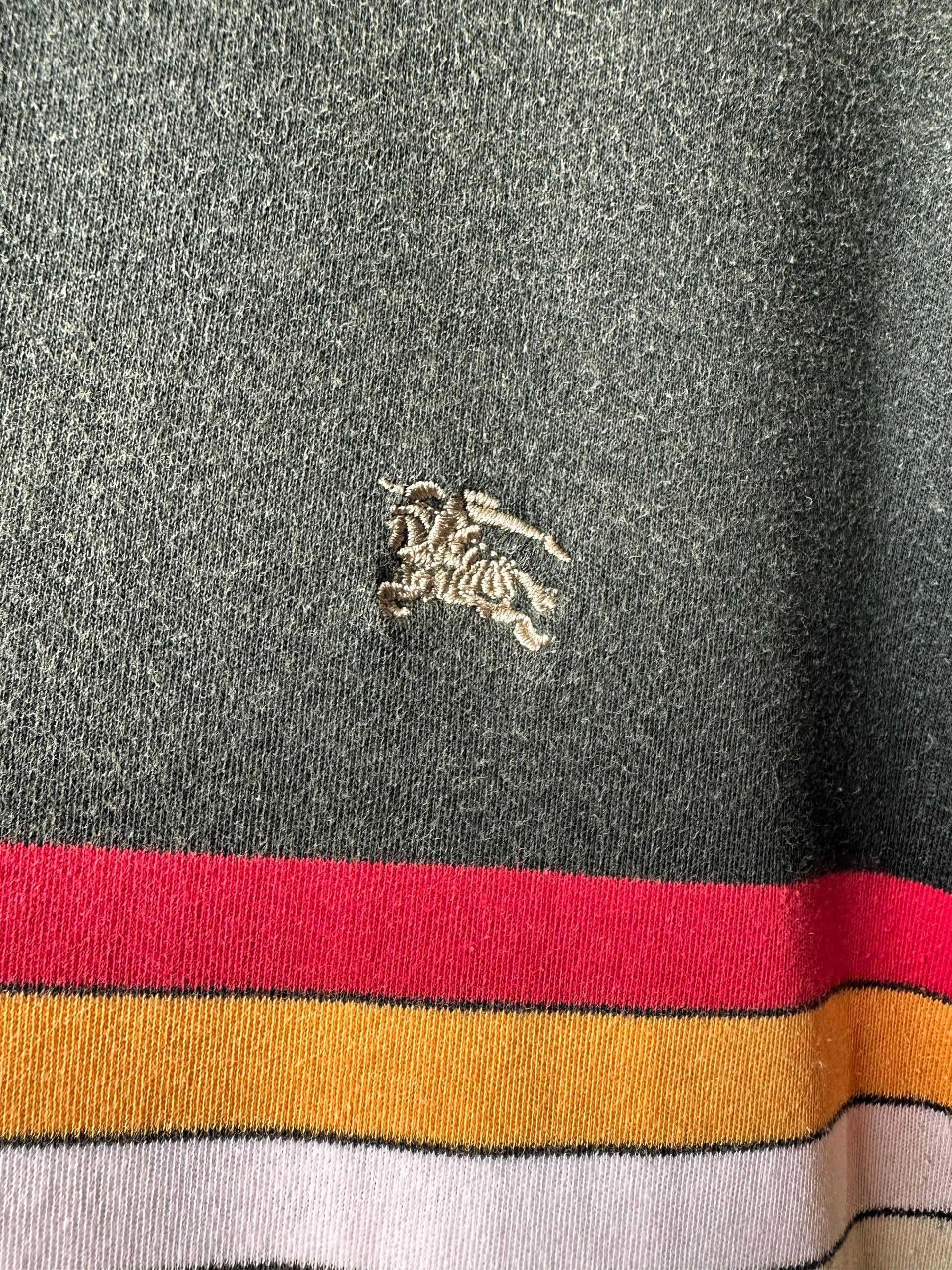 Black Label × Burberry × Designer Burberry Black Label Polo Shirt Size US L / EU 52-54 / 3 - 3 Thumbnail