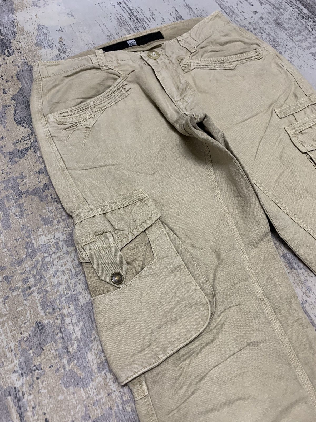 Marithe + Francois Girbaud Vintage Marithe Francois Girbaud Parachute Cargo Baggy Pants Size US 30 / EU 46 - 2 Thumbnail