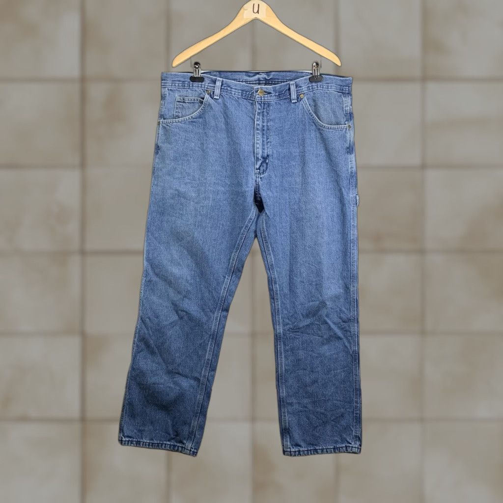 Vintage VINTAGE Key Mens Jeans Carpenter Denim 40 x 30 Straight 90s USA Blue Size US 40 / EU 56 - 1 Thumbnail