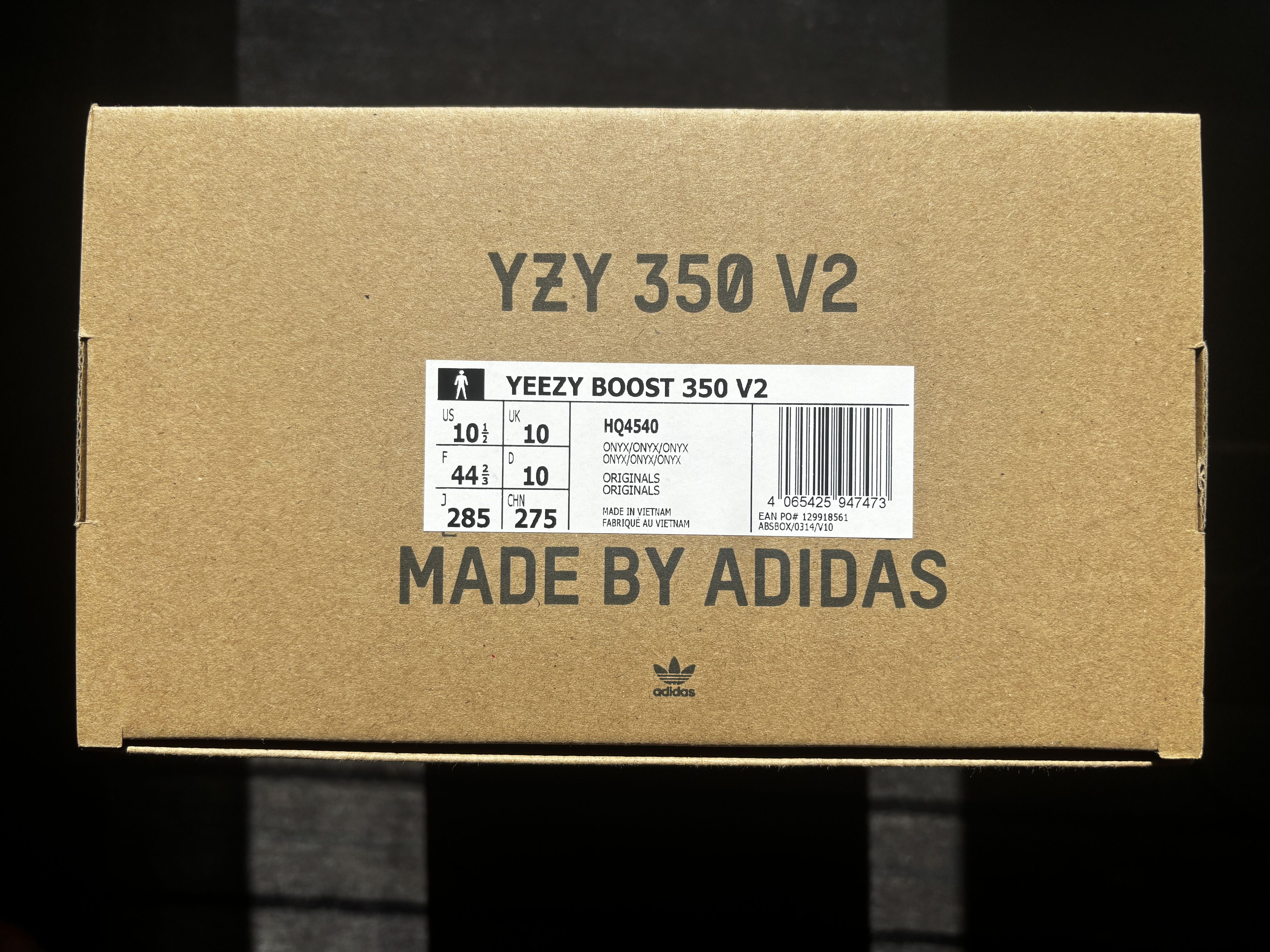 Yeezy Adidas Yeezy Boost 350 V2 Onyx Size US 10.5 / EU 43-44 - 5 Thumbnail