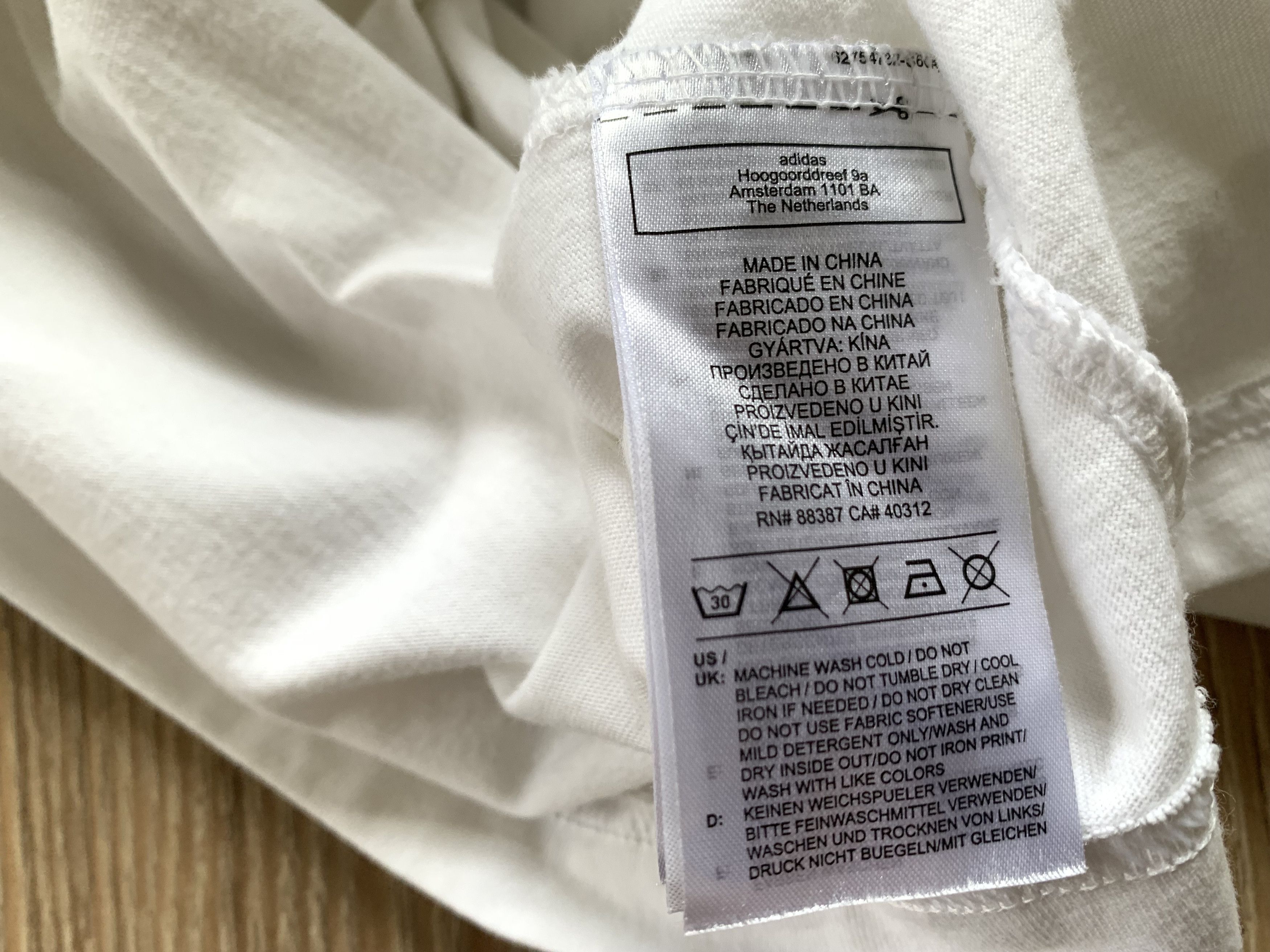 Adidas Adidas Originals White Cotton T-Shirt 2021 Size US XS / EU 42 / 0 - 7 Thumbnail